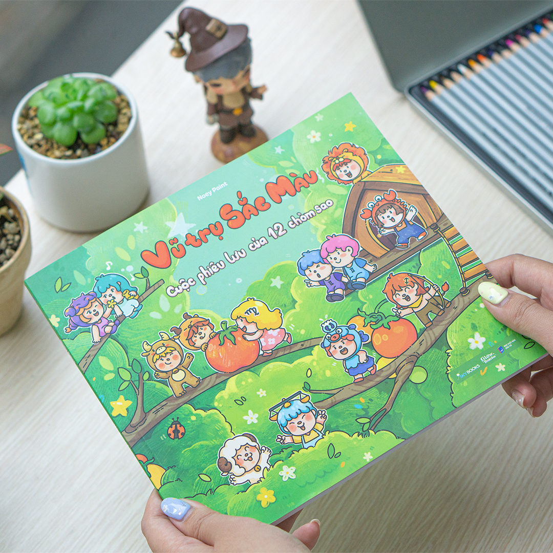 Sách Vũ Trụ Sắc Màu – Cuộc Phiêu Lưu Của 12 Chòm Sao