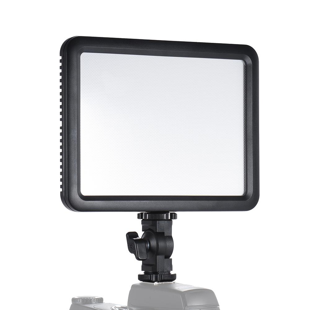 Bảng điều khiển ánh sáng video LED có thể thay đổi độ sáng 12W siêu mỏng chiếu sáng trên máy ảnh 3200K-5600K Godox LEDP120C