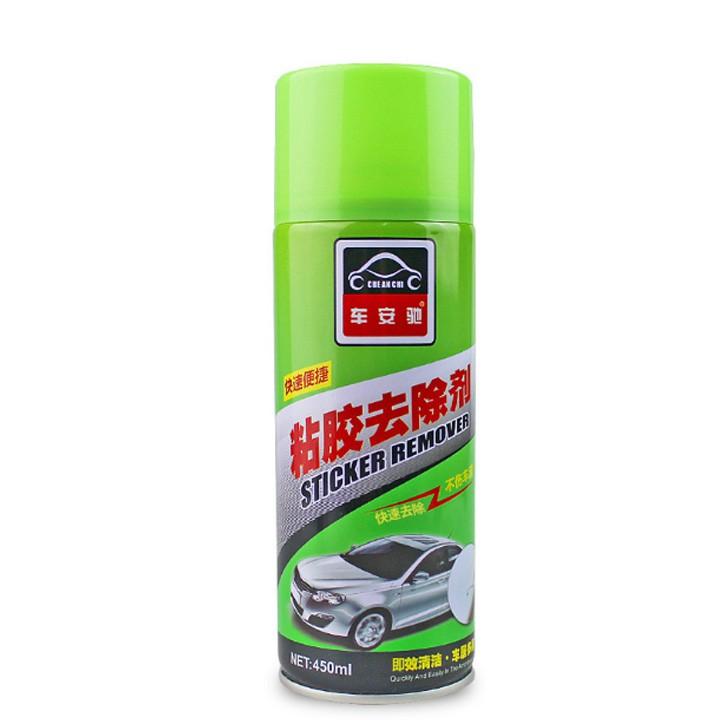 Chai Xịt Tẩy Keo Dán Nhựa Vỏ Xe Ô Tô, Xe Máy Sticker Remover