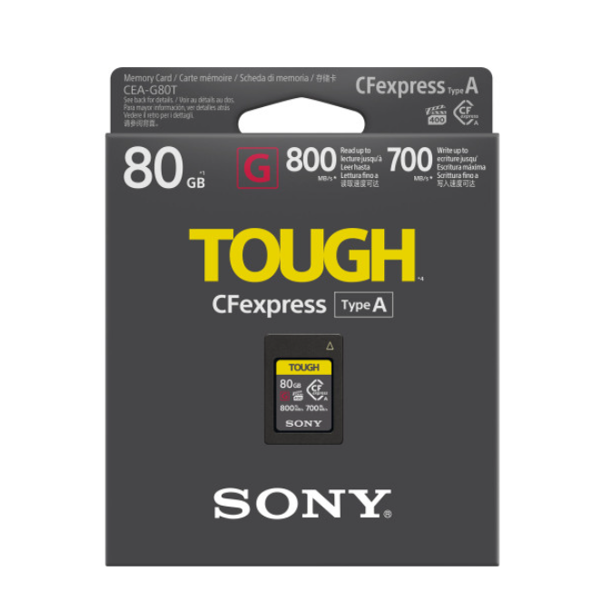 Thẻ nhớ Sony CFexpress Type A 80GB 800MB/s - Hàng Chính Hãng