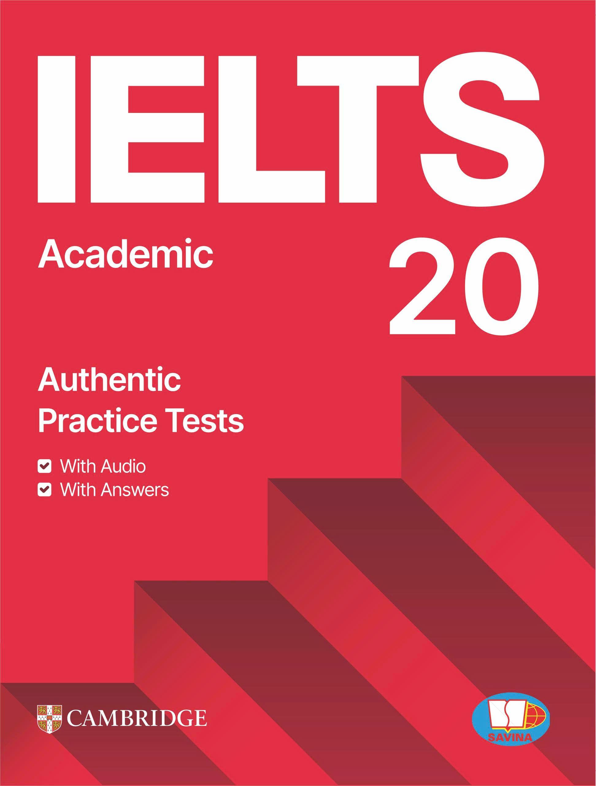 Sách - Cambridge IELTS 20 - Academic - With Audio + Answers (Savina)