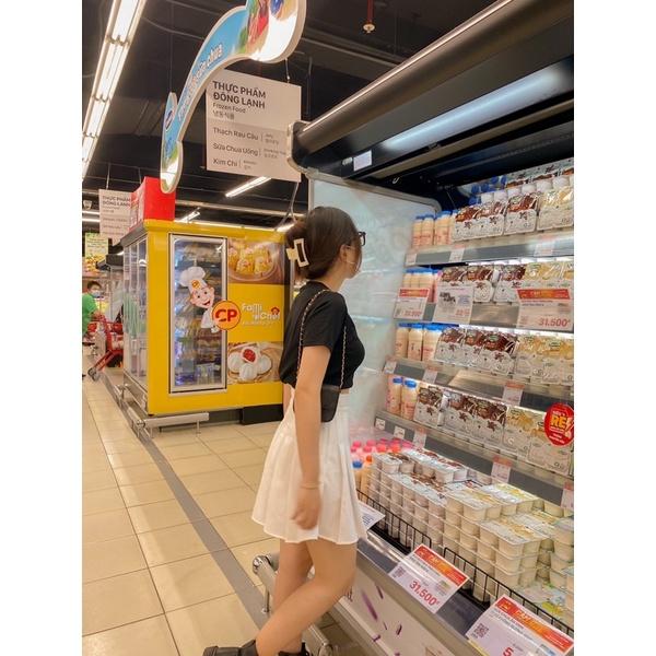 ( HÌNH THẬT) CHÂN VÁY XẾP LI CẠP CAO TÔN DÁNG- PLEATED SKIRT