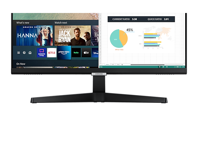 Màn Hình Thông Minh Samsung LS24AM506NEXXV ( 24 Inch / 1,920 x 1,080 FHD / 14ms / 60Hz / IPS / HĐH Tizen / HDMI / Loa ) - Hàng chính hãng