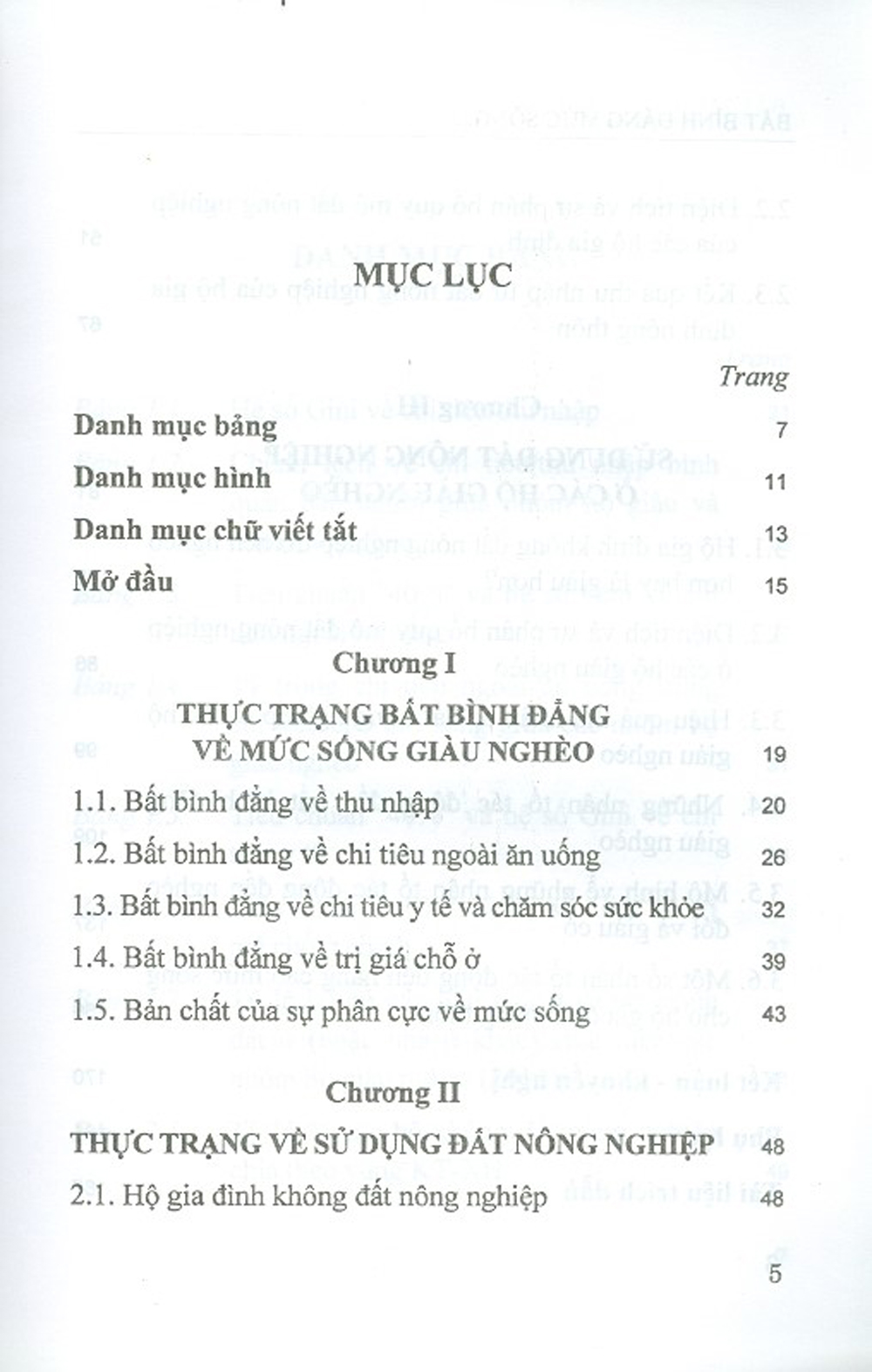 Bất Bình Đẳng Mức Sống Ở Nông Thôn Qua Sử Dụng Đất Nông Nghiệp Của Hộ Gia Đình