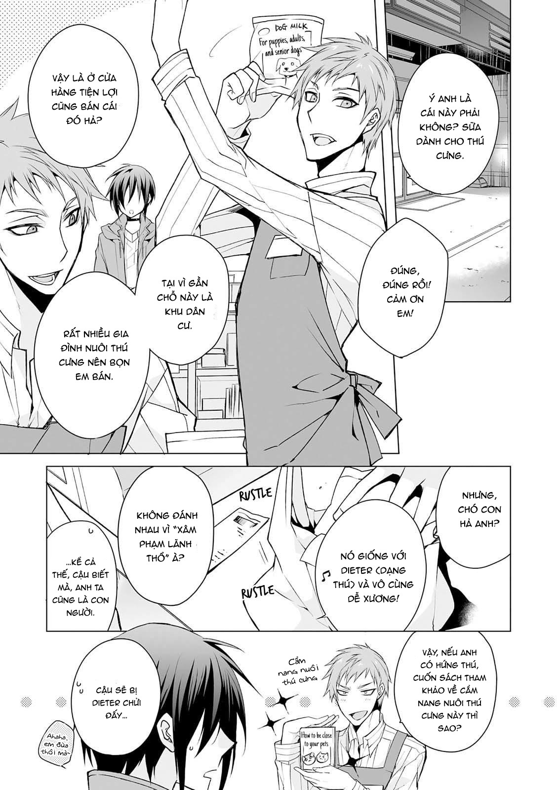 anh chàng người sói và tiểu thuyết gia lập dị chapter 7 9