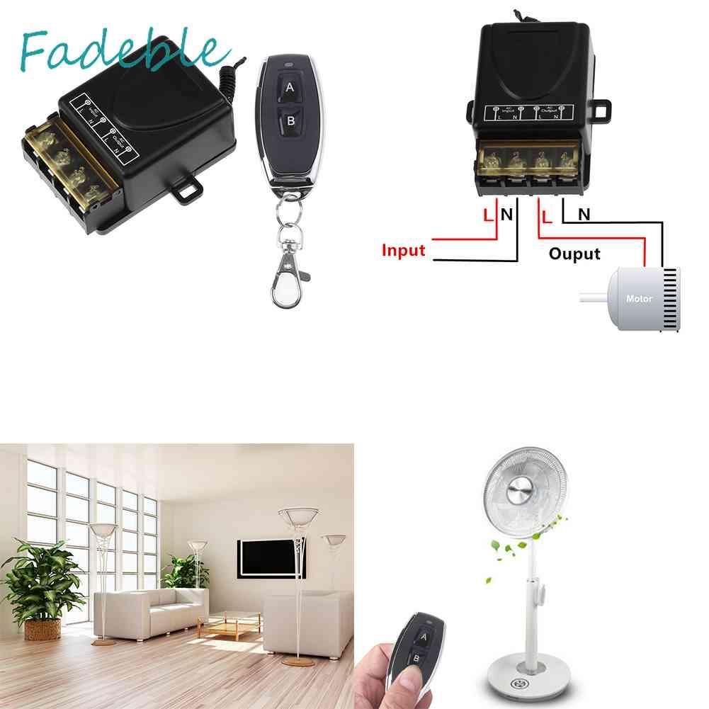 Công Tắc Rơ Le Điều Khiển Từ Xa AC 220V 1Ch Cho Cửa Garage