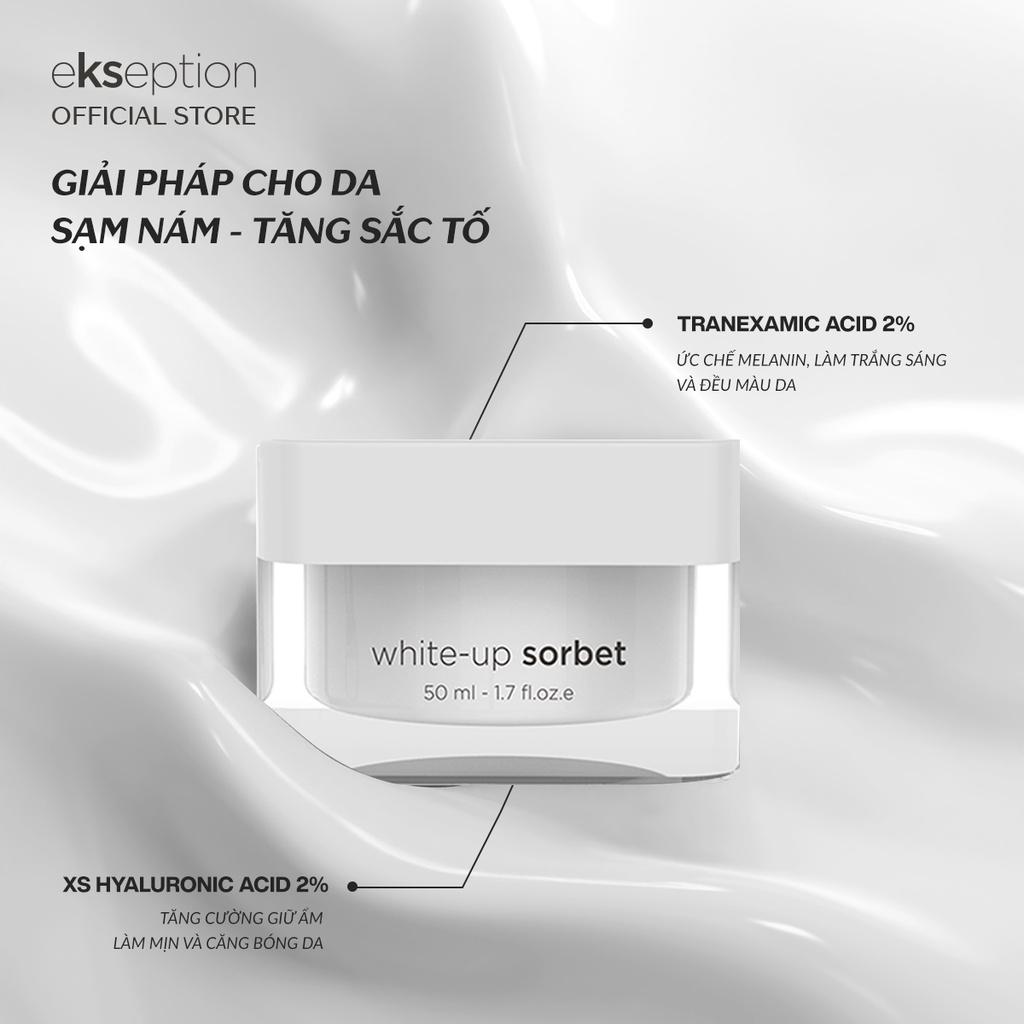 Kem dưỡng da giảm thâm trắng sáng đều màu Ekseption White-up Sorbet 50ml