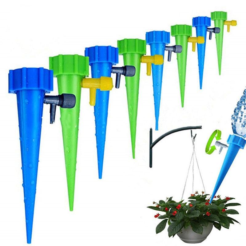 Vòi tưới cây nhỏ giọt tự động gắn chai nhựa tiện dụng-2 Màu