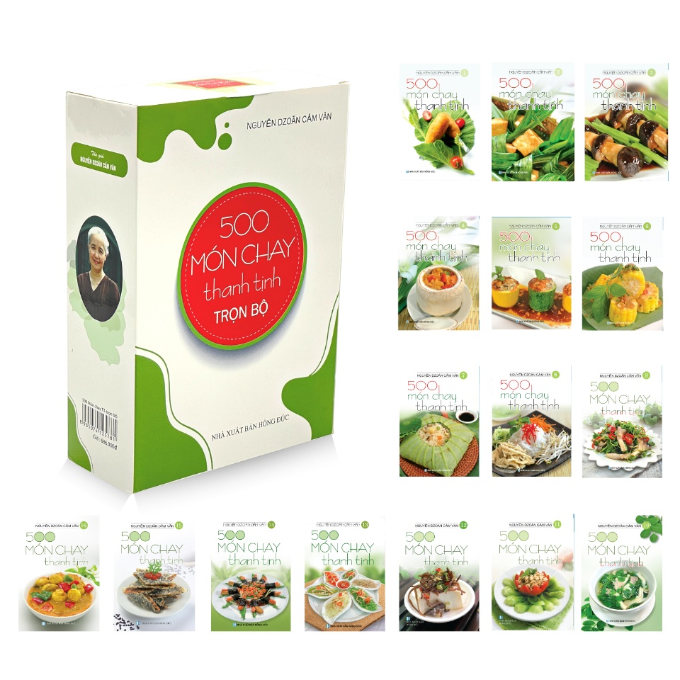 Bộ 500 Món Chay Thanh Tịnh Nguyễn Dzoãn Cẩm Vân Tái Bản