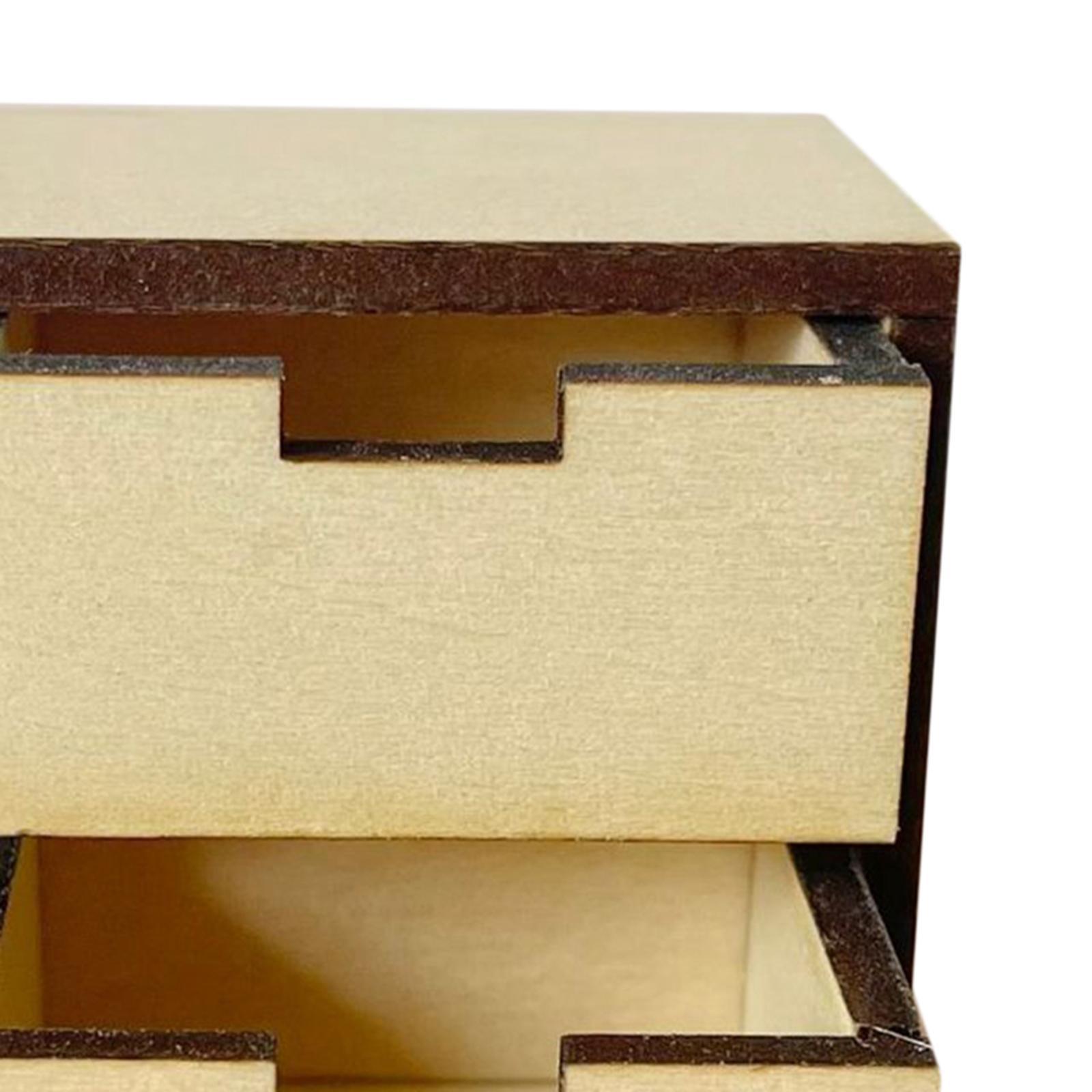 1:12 Scale Dollhouse Drawer Dollhouse Furniture Accessory for Children