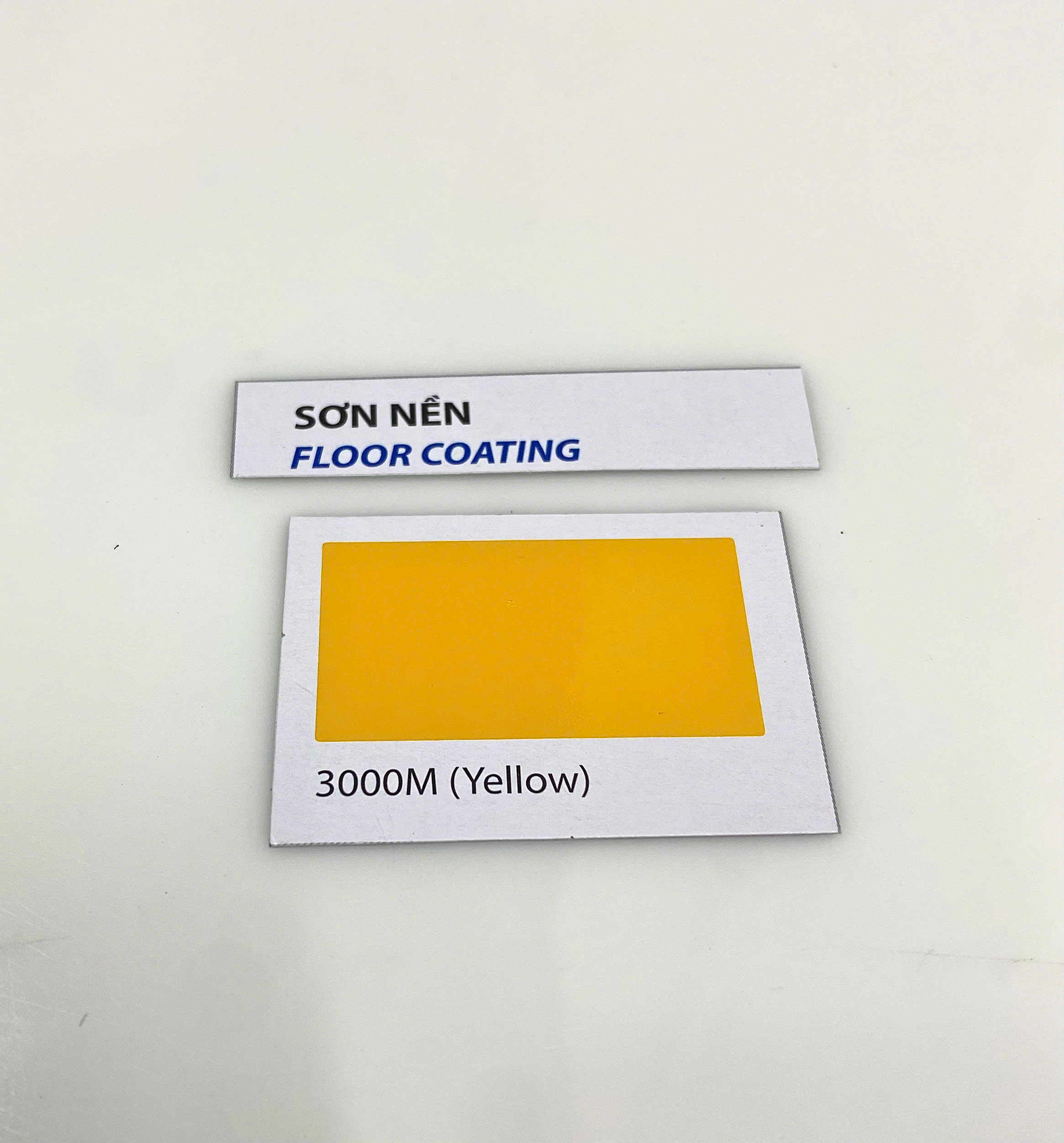 Sơn sàn bê tông epoxy KCC ET5660 Base C màu vàng 3000M _ 4L/Bộ