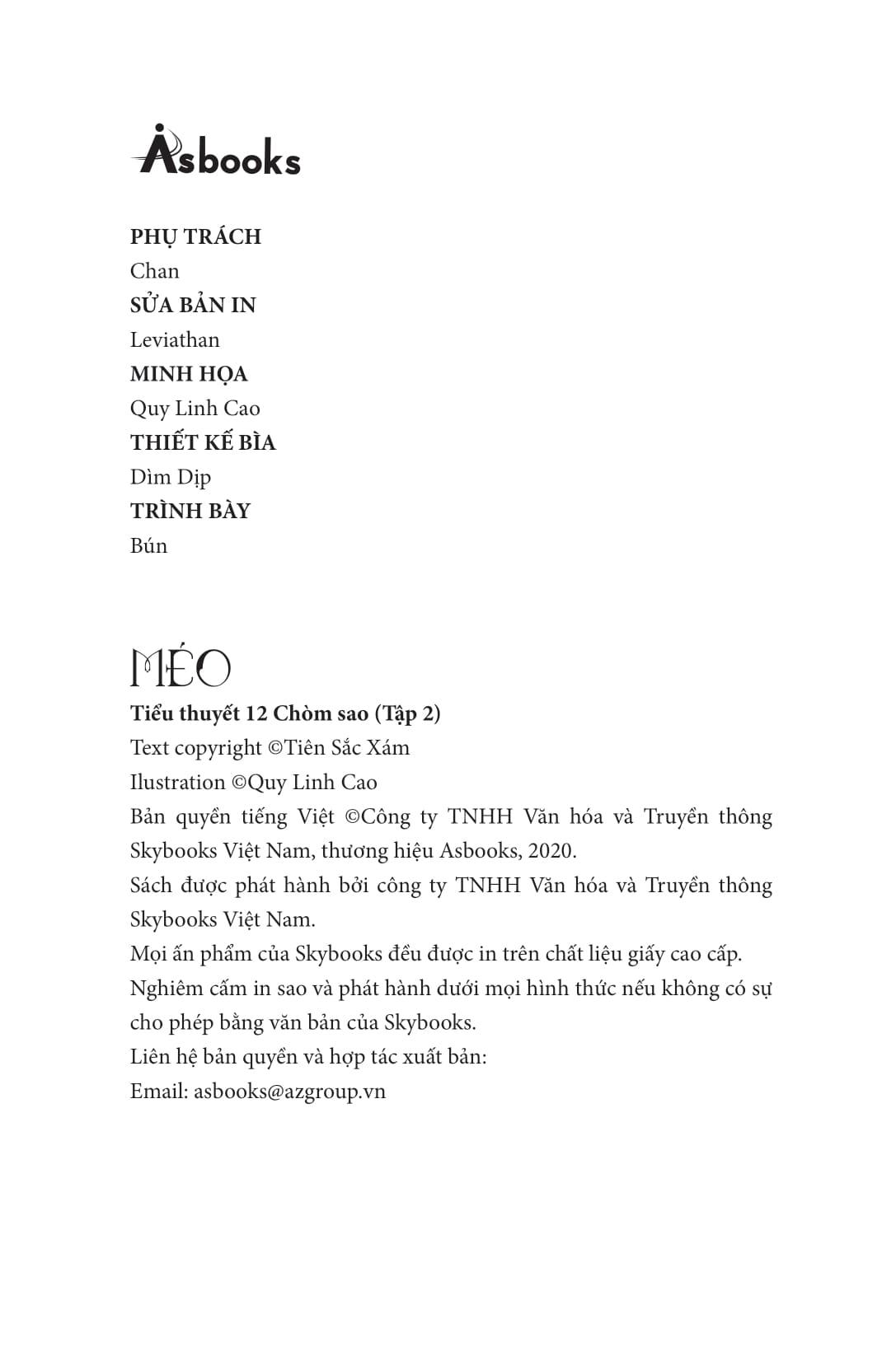 Sách Méo - Tiểu Thuyết 12 Chòm Sao - Tập 2 (Tặng Kèm: 6 Postcard Nhân Vật)