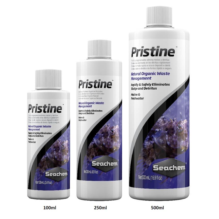 Vi sinh Seachem Pristine - phân hủy phân cá và chất hữu cơ - làm sạch hồ cá -phụ kiện thủy sinh-shopleo