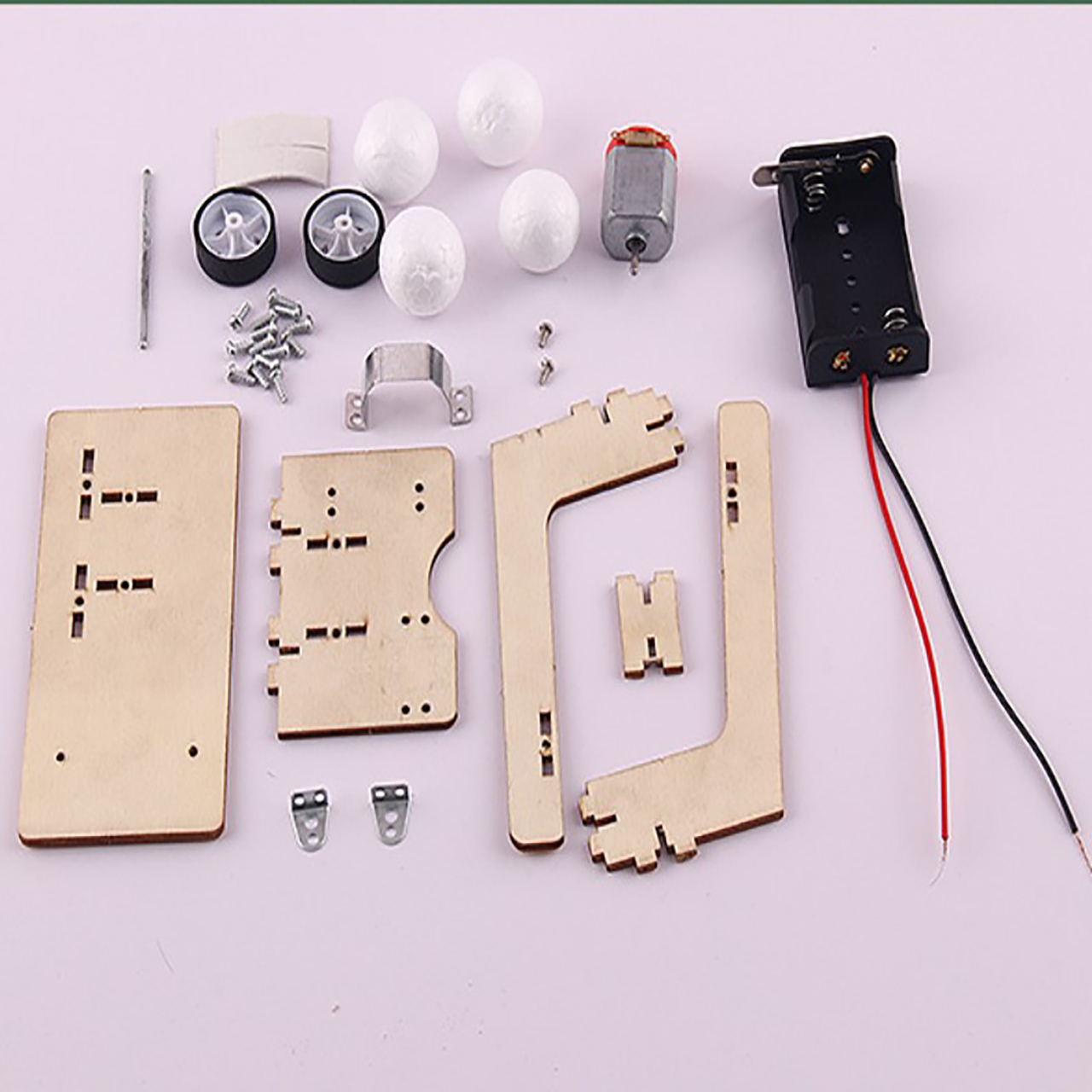 Đồ chơi trẻ em S31 thông minh sáng tạo STEM mô hình lắp ráp máy bắn bóng bằng gỗ