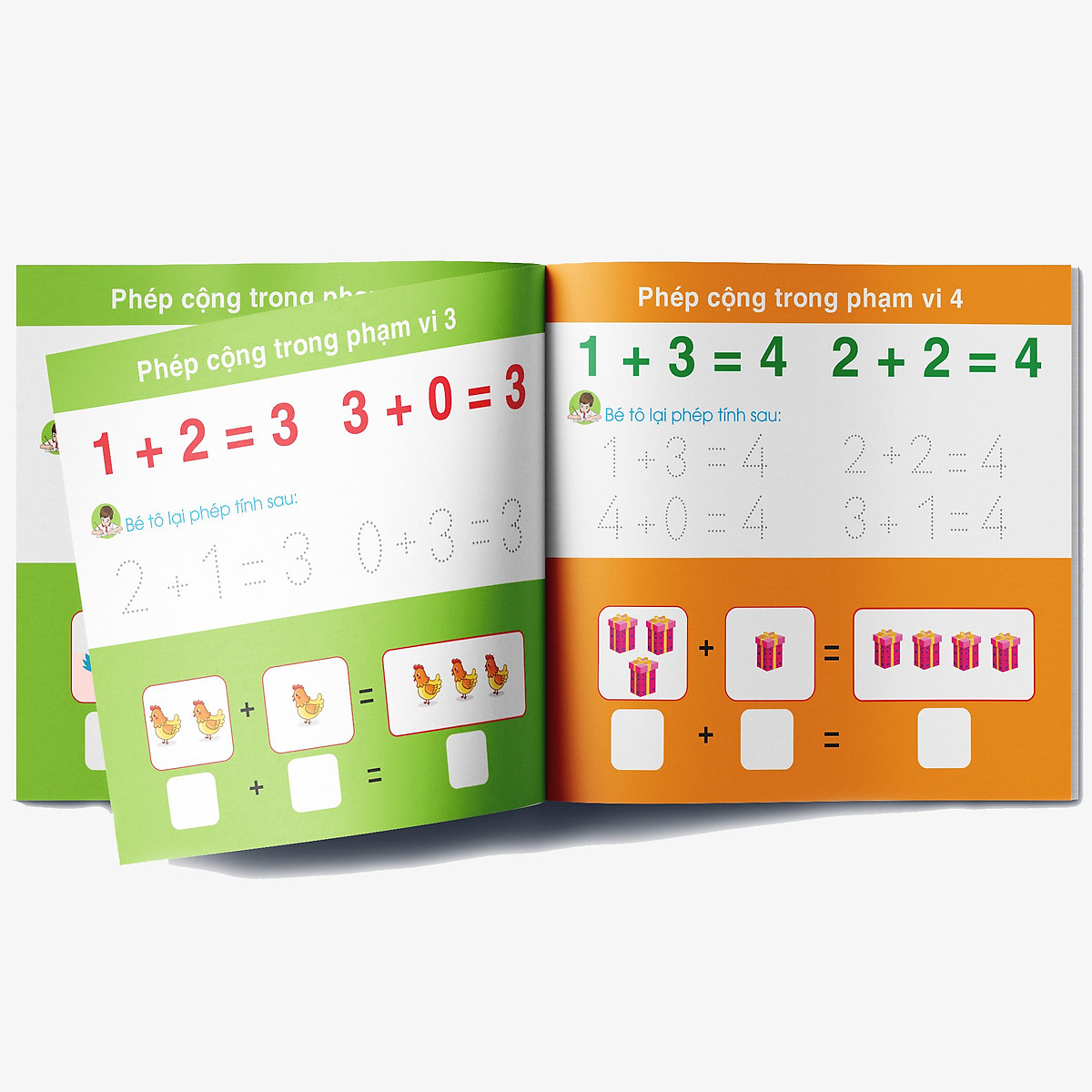 Combo 8 cuốn Sách tự xóa: Chữ cái - Toán - Chữ số - Hình khối & Màu sắc - Bé học phép trừ - Phép so sánh - Bé học toán - Toán tư duy - NTbooks