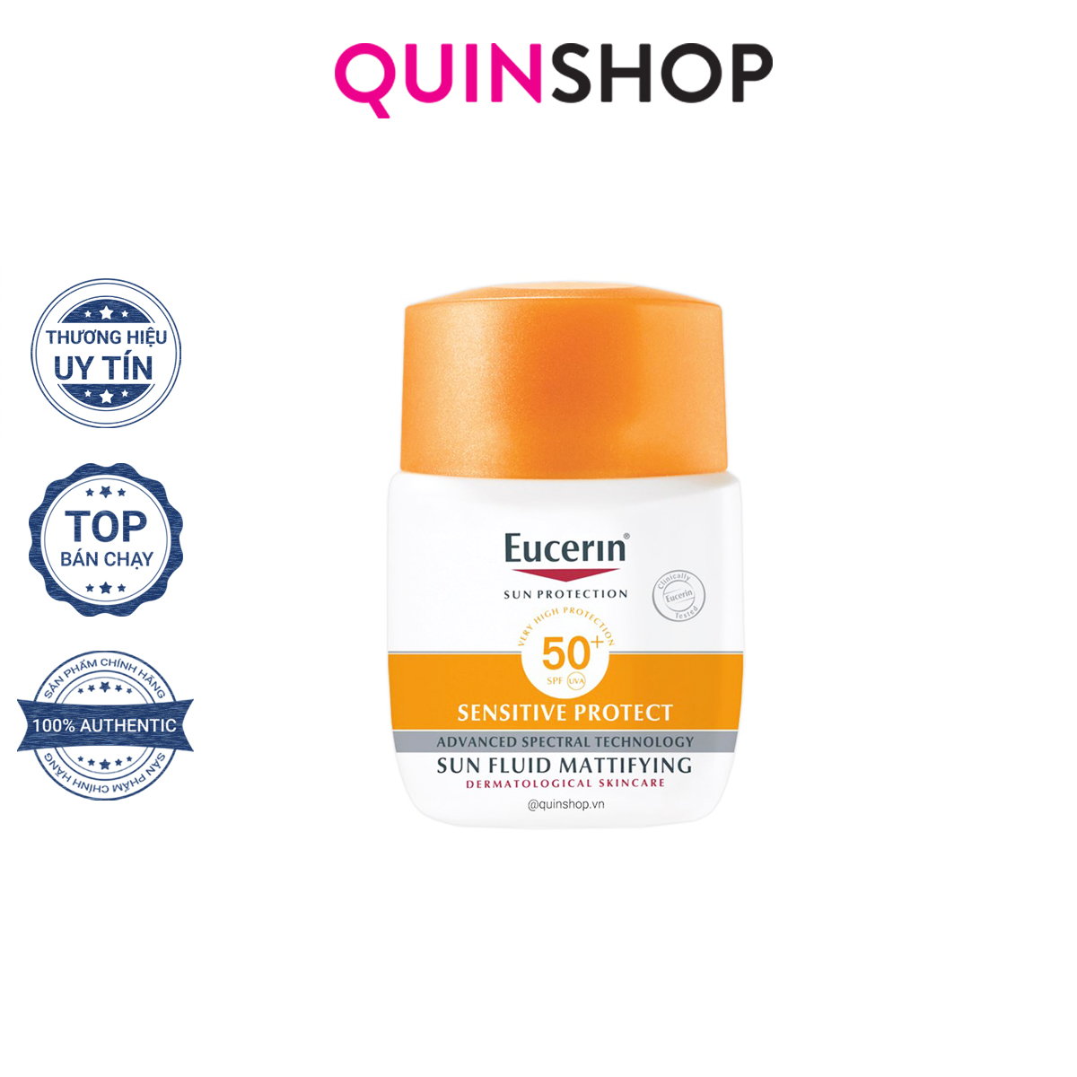 Sữa Chống Nắng Cho Da Hỗn Eucerin Sun Fluid Mattifying Face SPF50+ (50ml)