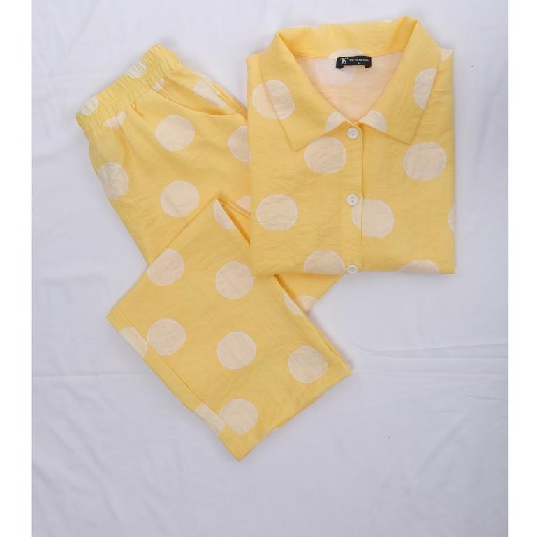 Bộ Đồ ngủ nữ Pyjama mặc nhà TKFASHION BD06