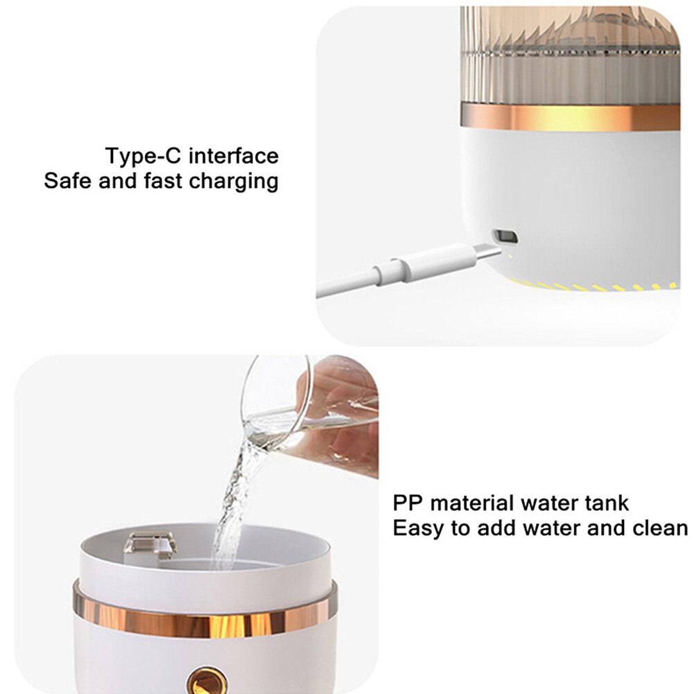 Đèn Ngủ Đá Muối Tạo Ẩm Phun Sương Tinh Dầu Tự Động Mini Aromatherapy Air Humidifier