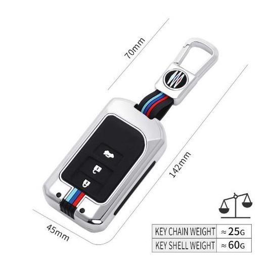 Ốp Bảo Vệ Chìa Khóa Xe Toyota Vios, Yaris 2019 - 2022 Mẫu Chìa Thông Minh - Chất Liệu Hợp Kim Kẽm Cao Cấp