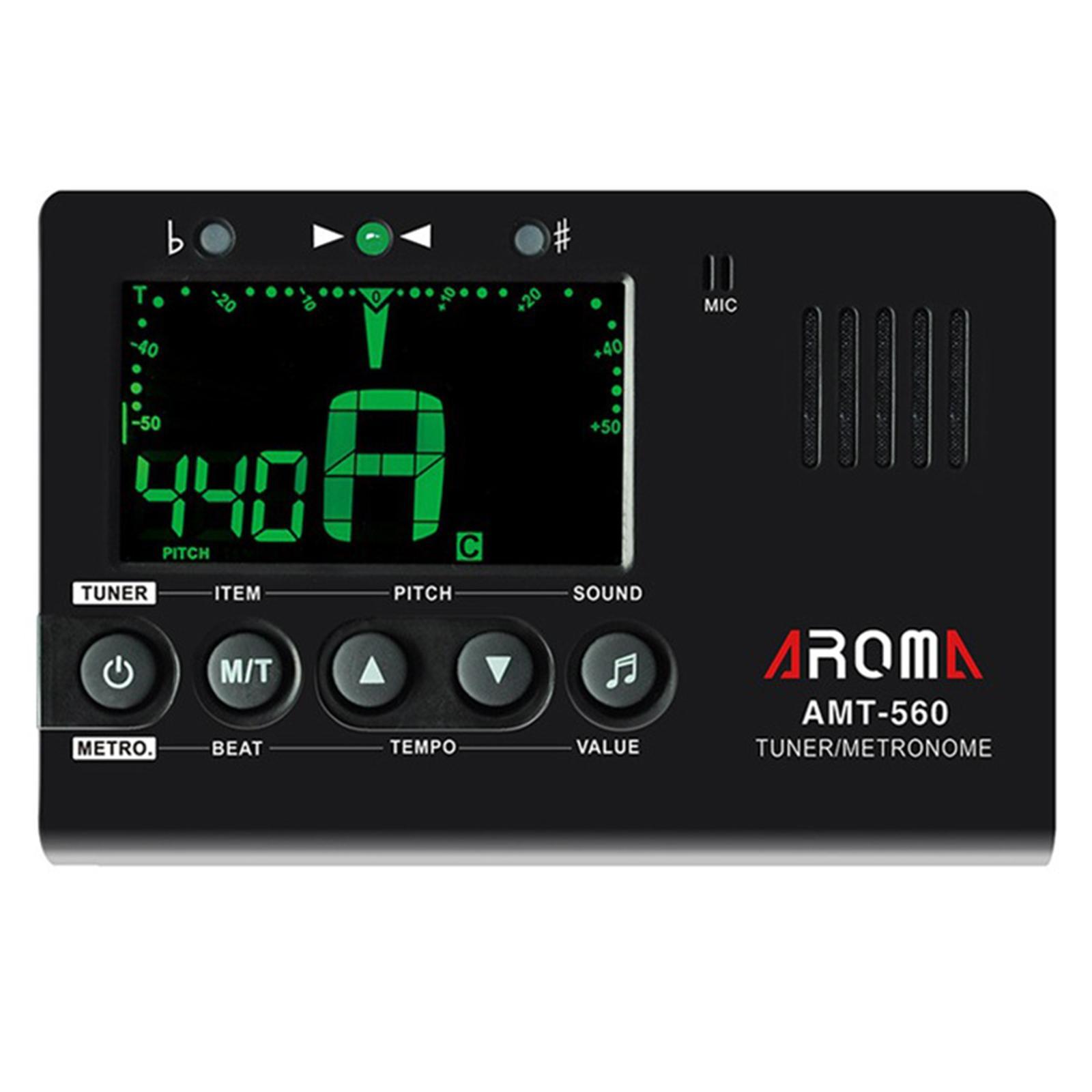Chromatic Tuner Amt-560 Portable for Banjo Cello Mandolin Violin Ukulele
