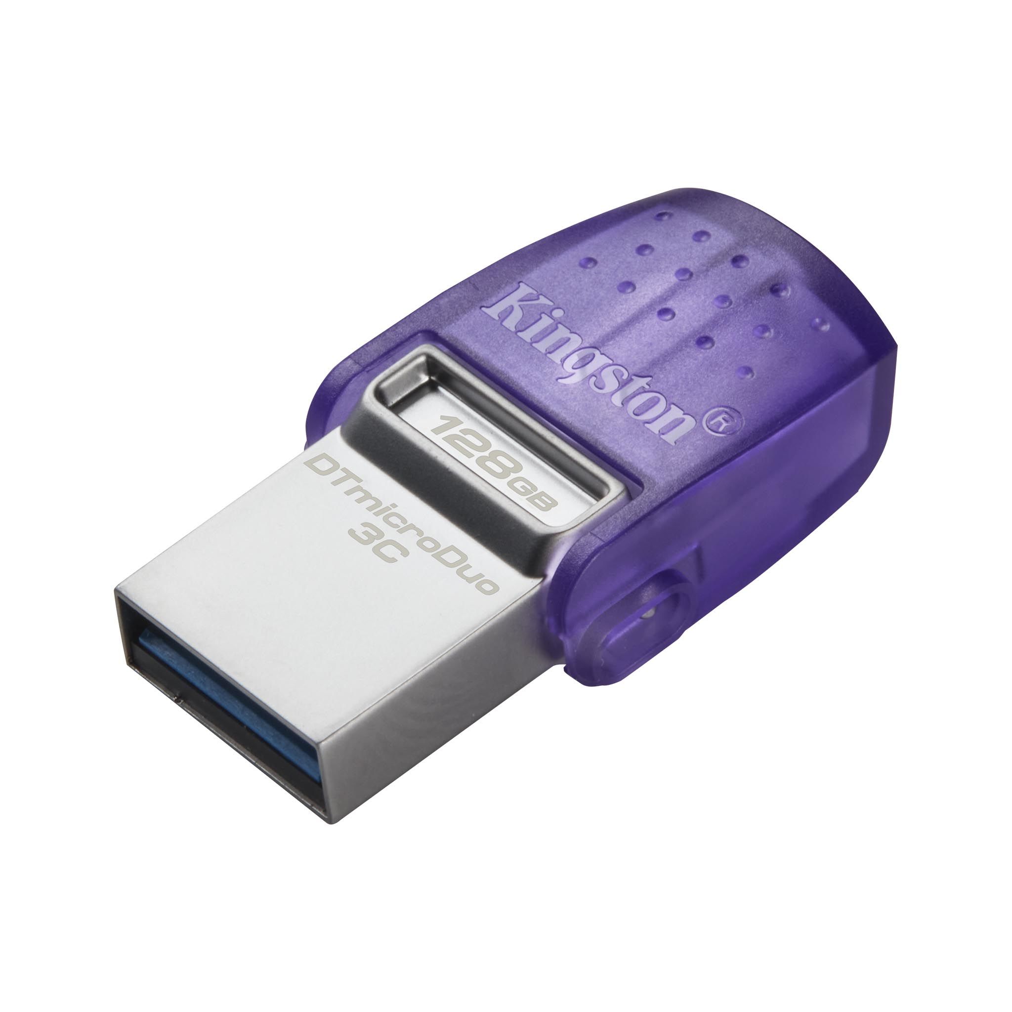 USB Kingston DataTraveler MicroDuo 3C 128GB - DTDUO3CG3/128GB - Hàng Chính Hãng