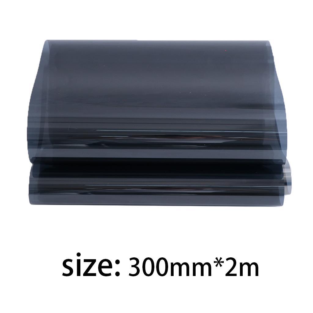2 Pcs Heat Control Adhesive PET Building Window Film Blocking Film 200x30cm