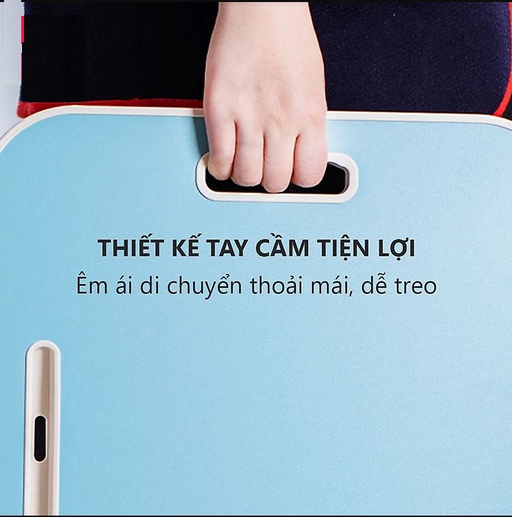 Bàn học sinh gấp gọn thông minh có khe máy tính bảng, khay để ly - chân bàn sơn tĩnh điện