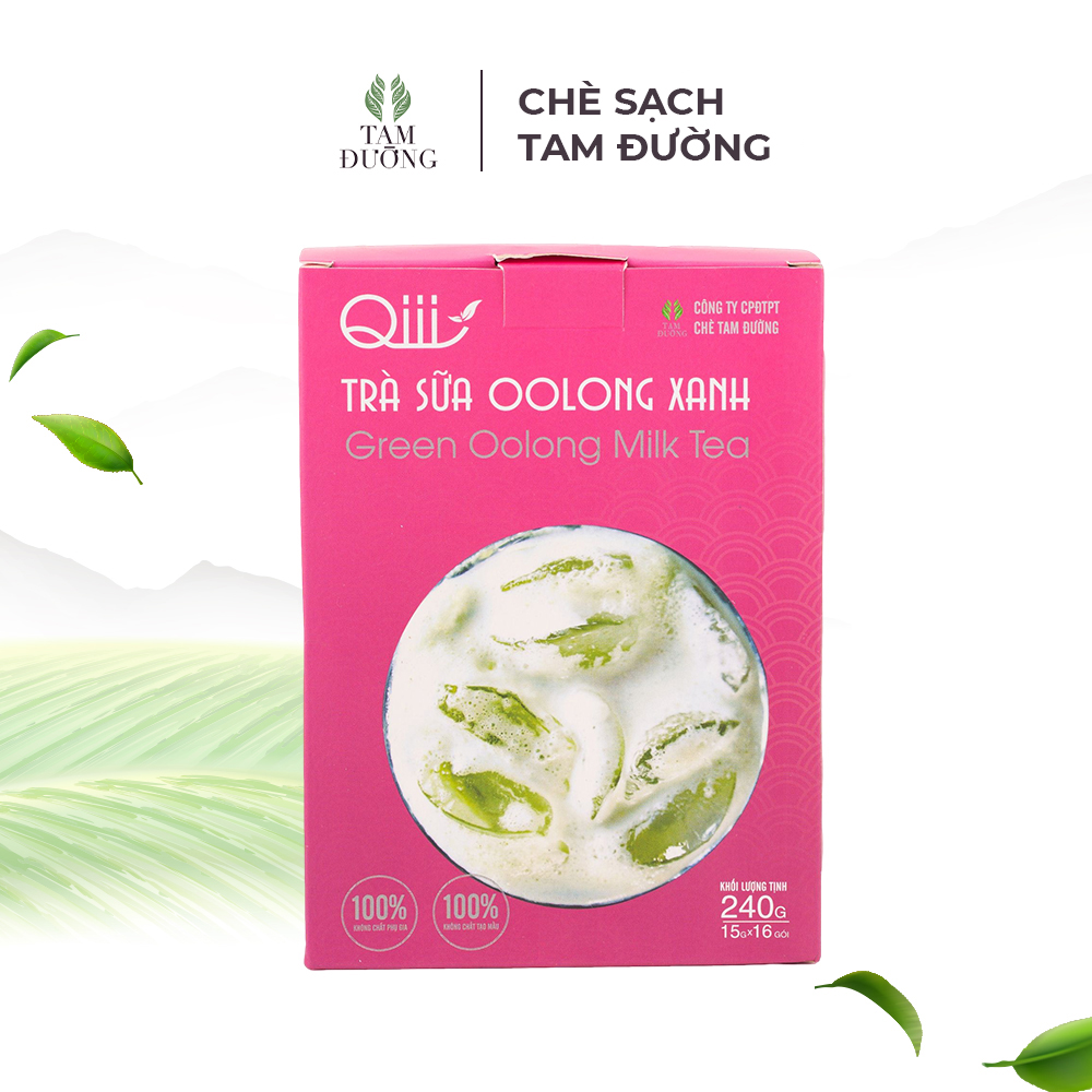 Trà Sữa Oolong Xanh Hòa Tan Chính Hiệu Tam Đường Hương Thơm Thuần Vị Trà, Ngọt Ngậy Của Sữa