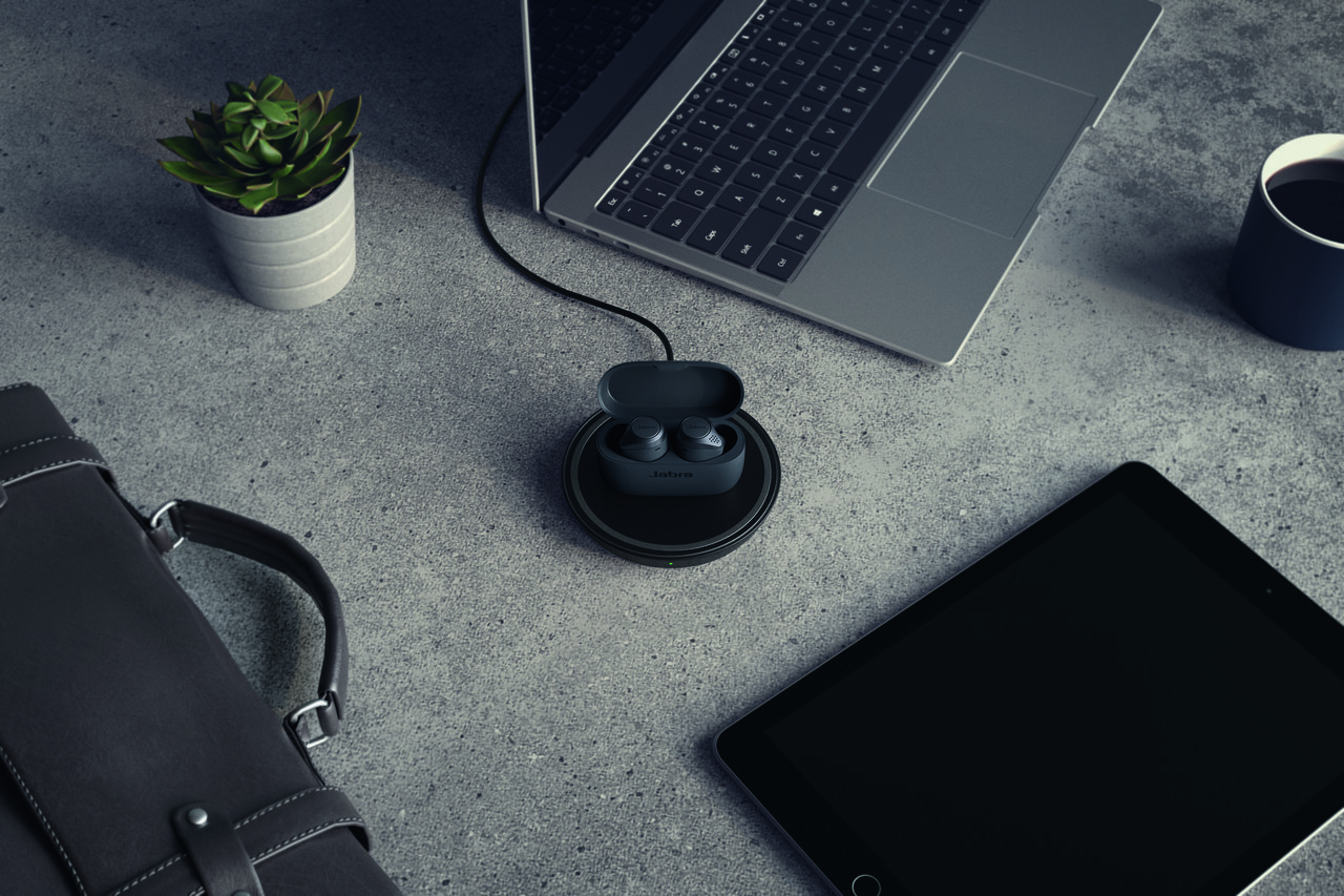 Tai Nghe Bluetooth True Wireless Jabra Elite 75T Wireless Charging - Hàng Chính Hãng