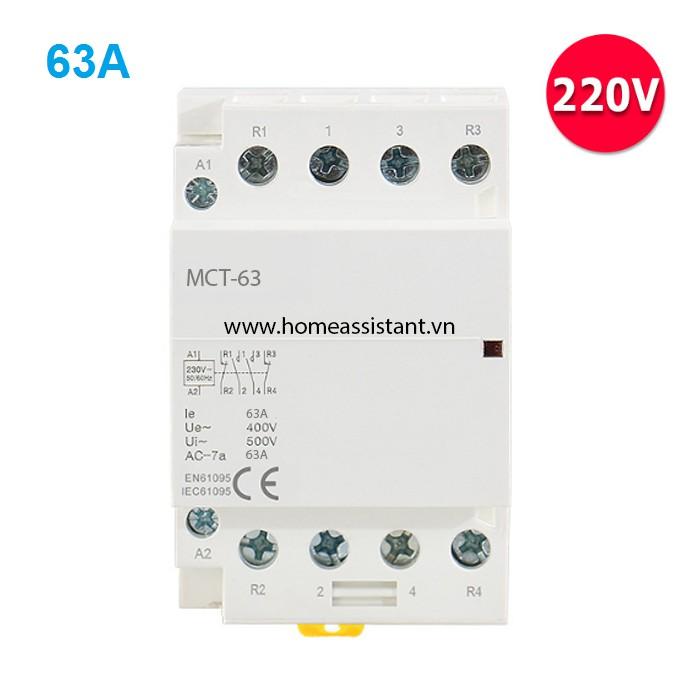 Khởi Động Từ 3 Pha 4P 63A MCT-63 (Contactor)