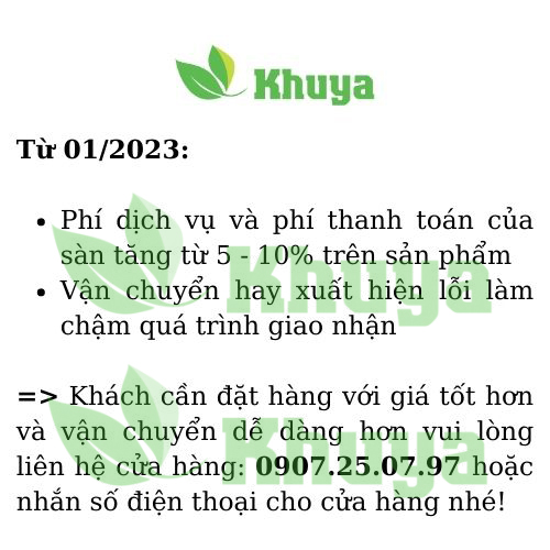 Phân bón lá Fuji FJ 30-10-10 gói 25gr Siêu đâm chồi Kích chồi Tốt cây Đâm tược Xanh dày lá