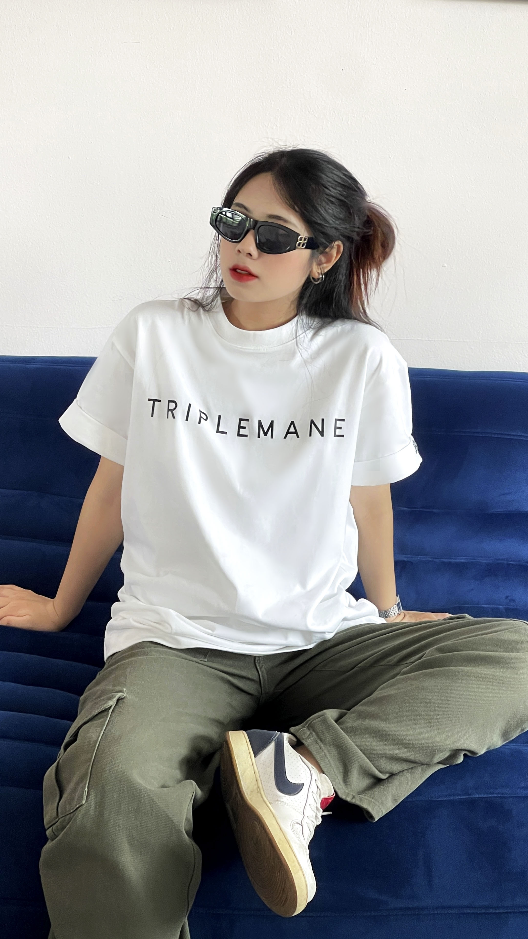Áo thun cộc tay nam nữ Unisex NO1 Deluxe Tee - White- vải 100% Cotton Premium thoáng mát không bai xù, co giãn 2 chiều, định lượng lên đến 260gsm