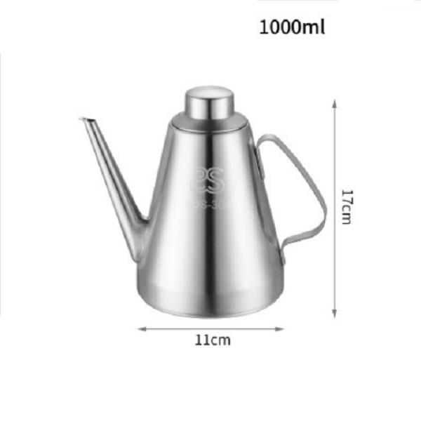 Bình Ấm đựng rót Dầu,Trà,Nước 1 lít...Inox cao cấpthờ cúng