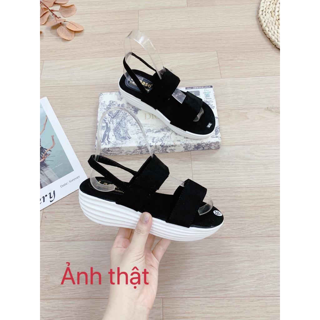 Sandal nữ đế xuồng trắng cao 5 phân Thái (Mã Thai.277