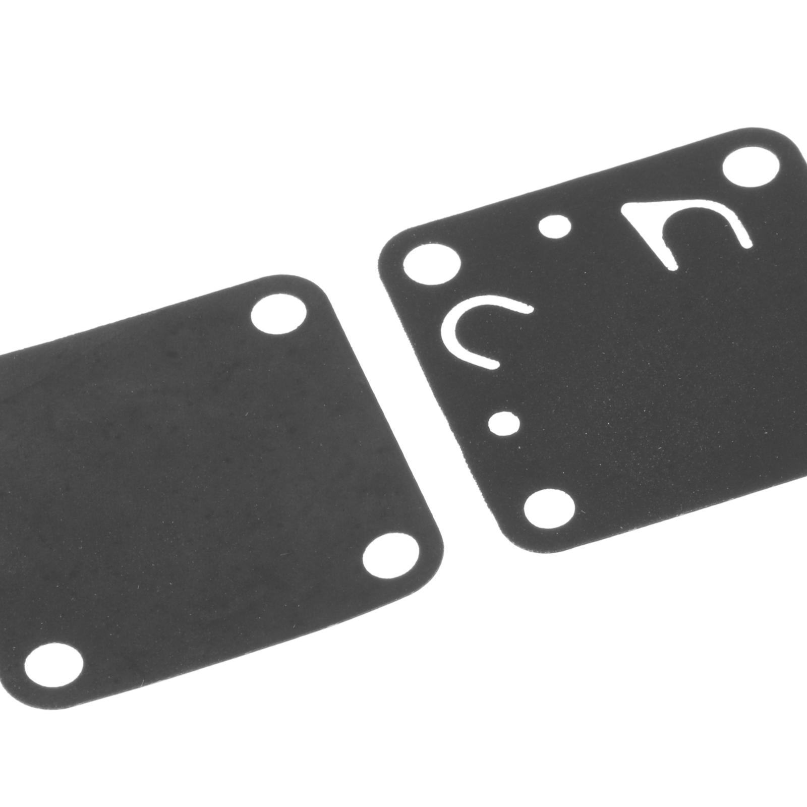 2 Pieces Fuel Pump Diaphragm Kit 6E0-24471-00 6E0-24411-00 for Yamaha 4 5HP Outboard