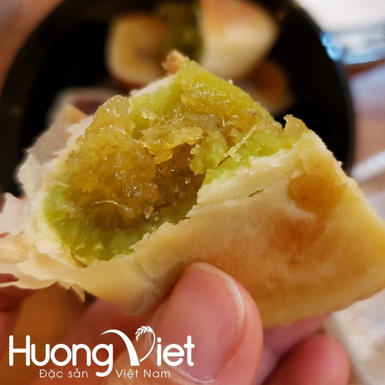 Bánh pía chay thập cẩm 4 vị khác nhau 400g, bánh pía chay Sóc Trăng Tân Huê Viên