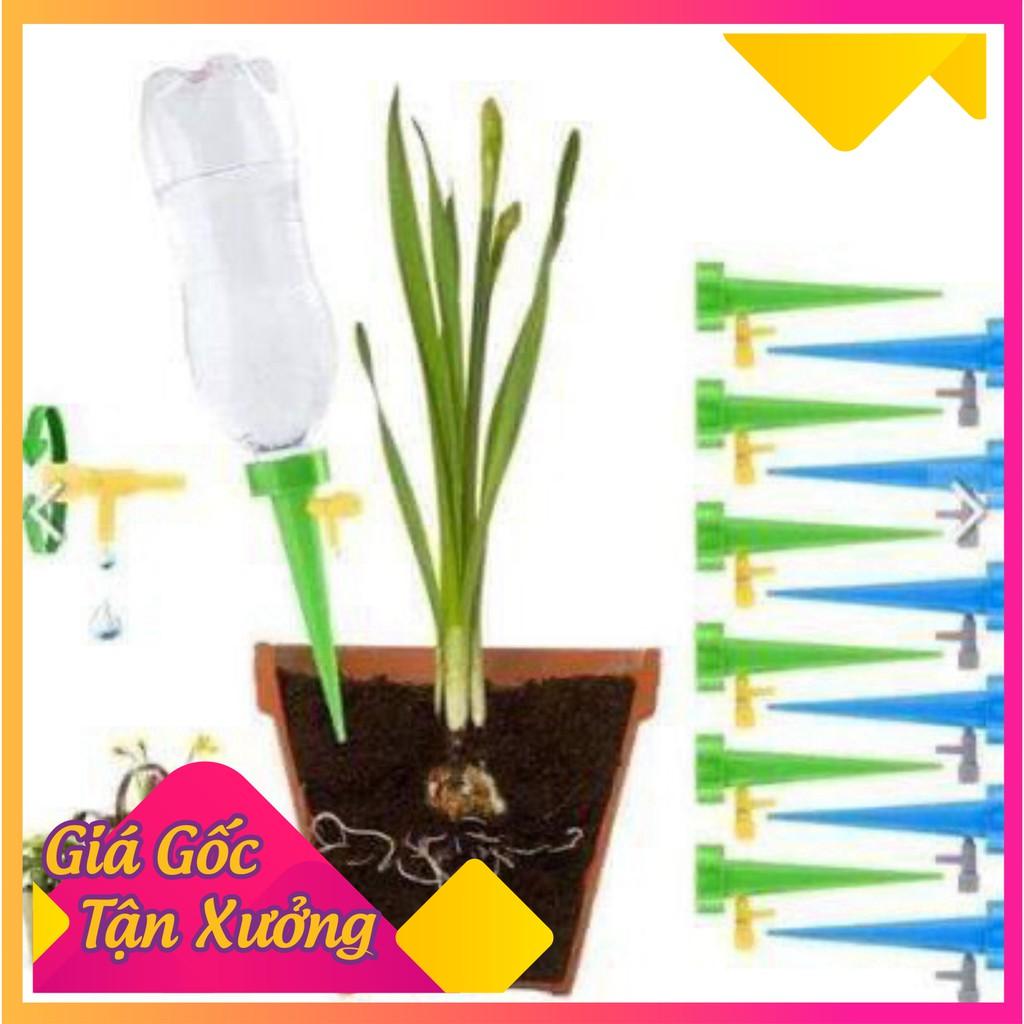 Set 20 Vòi tưới cây nhỏ giọt tự động thông minh loại van xoay chỉnh
