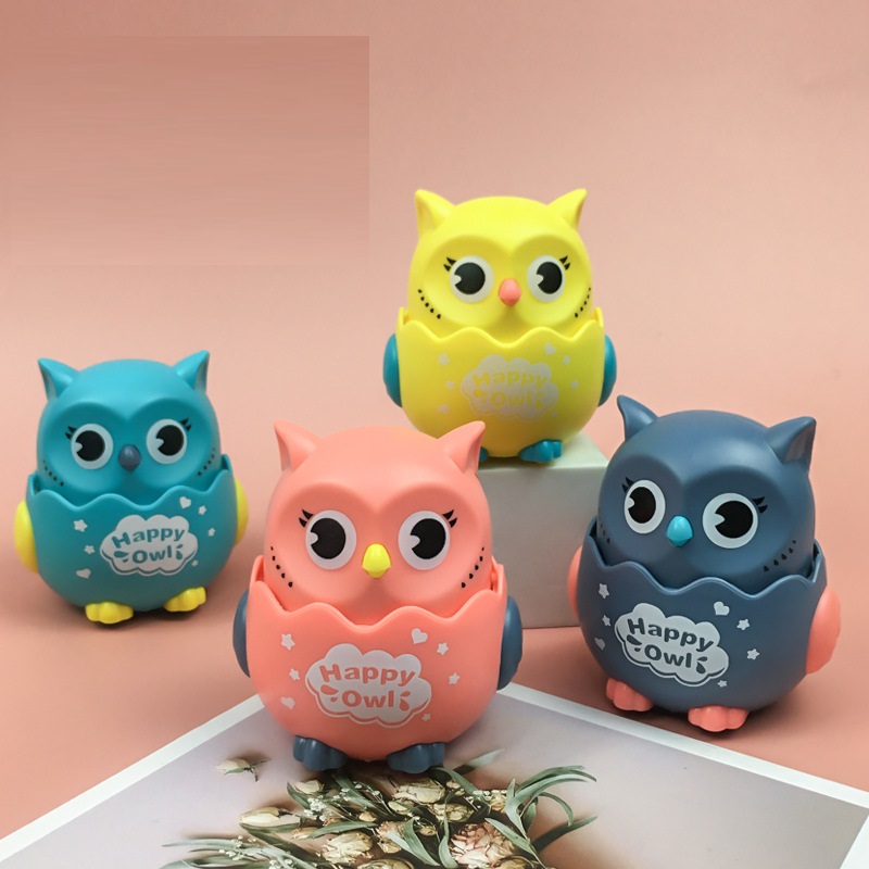 Đồ Chơi Chim Cú Chạy Xoay 360 Độ Happy Owl Cho Bé