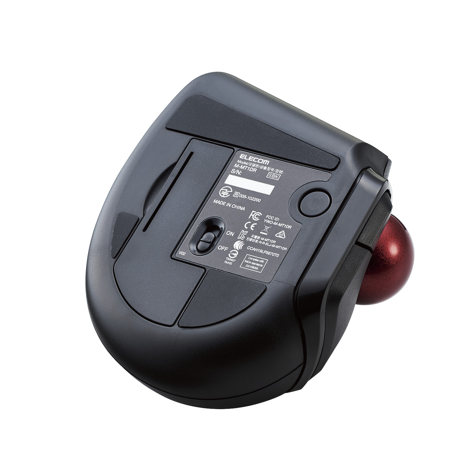 Chuột bi không dây yên tĩnh ELECOM M-MT1DRSBK - Hàng chính hãng