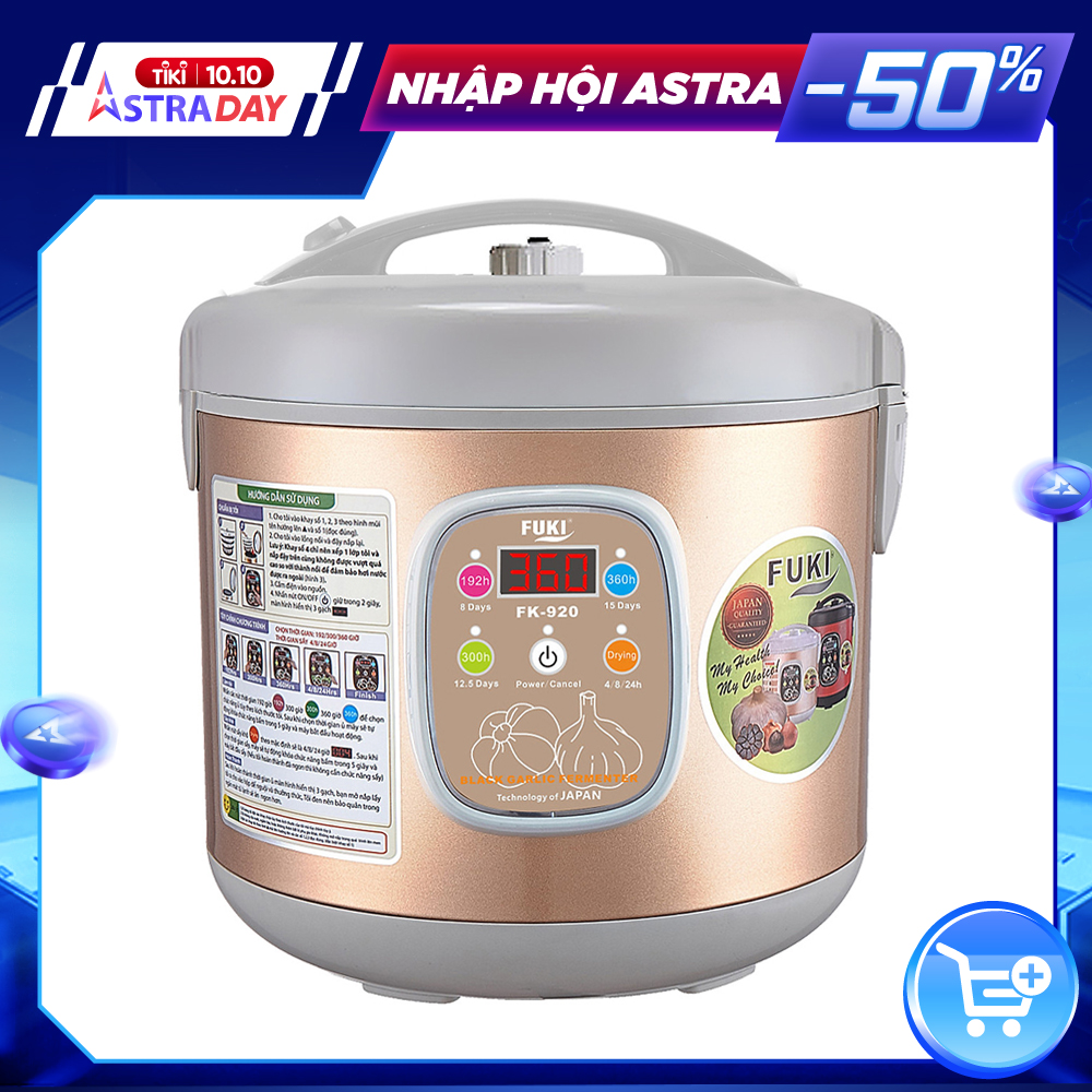 Máy làm tỏi đen FUKI FK-920 loại 8L - Hàng Chính Hãng