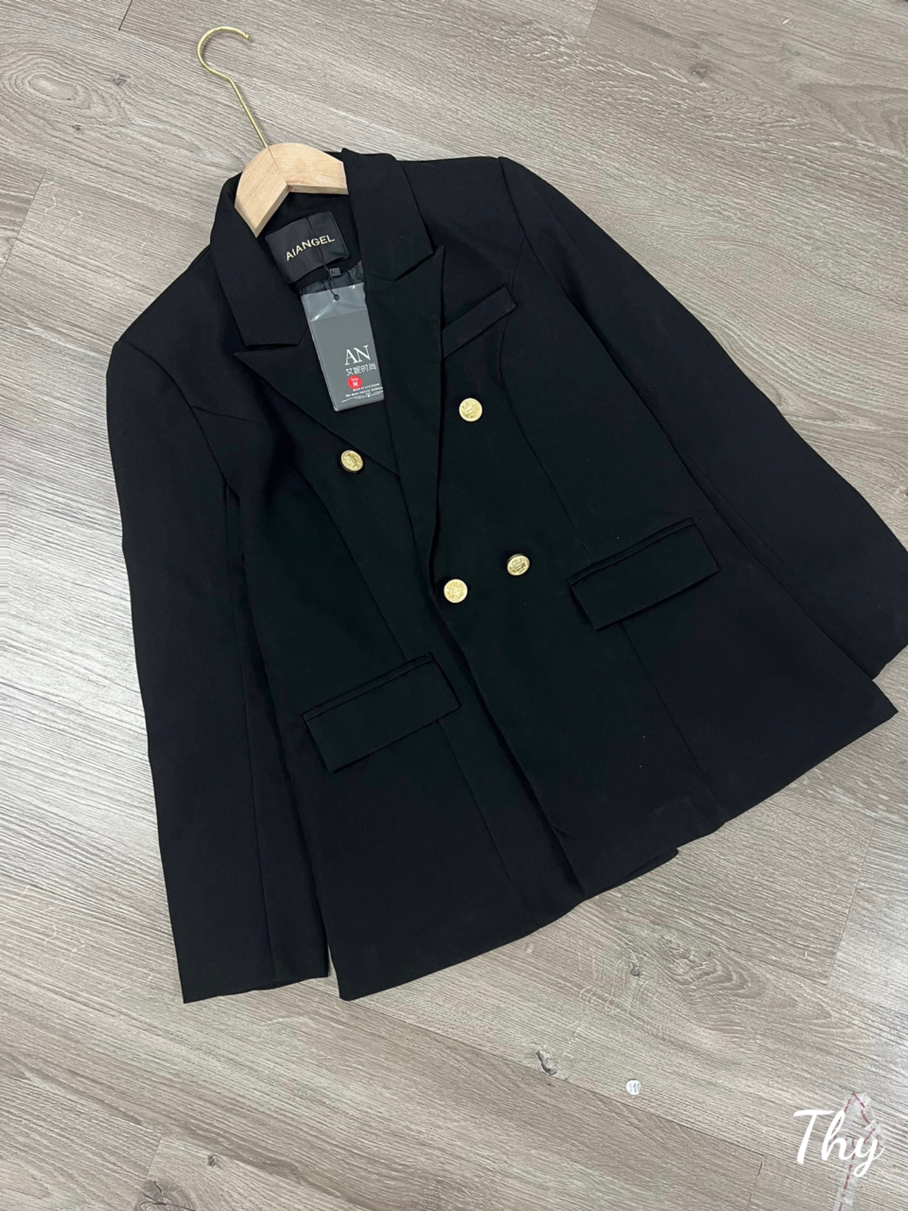 Áo khoác blazer 2 lớp thanh lịch có đệm vai form áo siêu đẹp