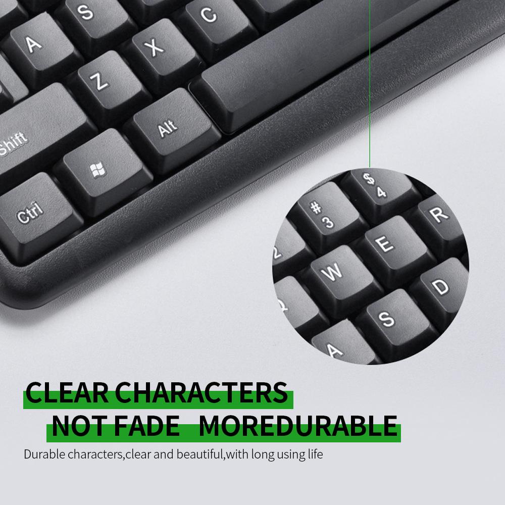 Bàn phím có dây USB 104 sô cô la chơi game văn phòng di động chính dành cho máy tính xách tay / PC KB8236