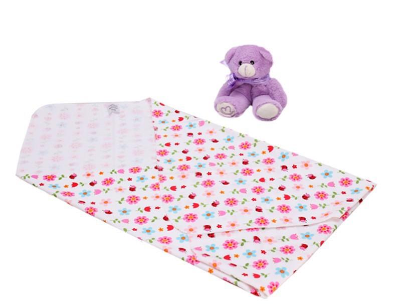 Màu Sắc Mới 4 Cái/gói 100% Cotton Flannel Nhận Được Bộ Chăn Bé Sơ Sinh Nhiều Màu Sắc Cobertor Bé Bedsheet Supersoft Chăn 76x76cm