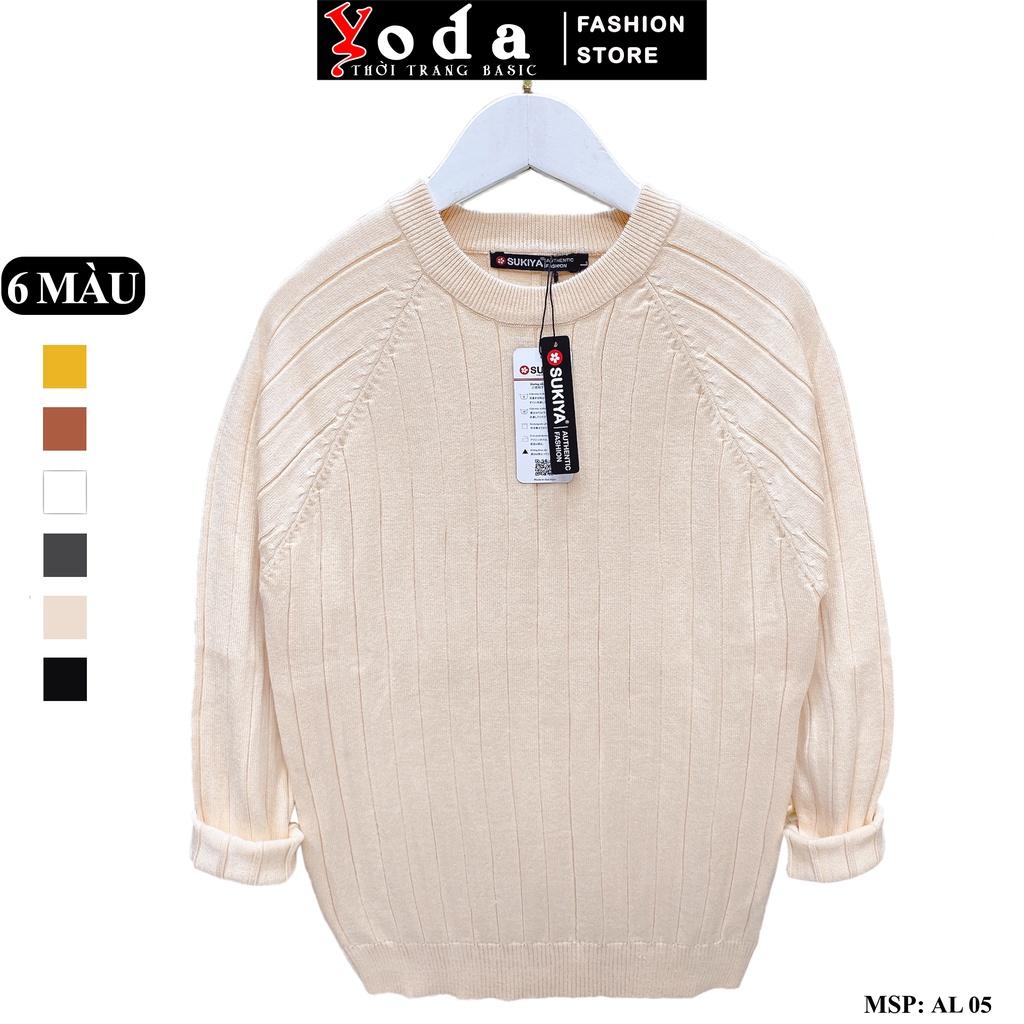 Áo Len Nam Cổ Tròn YODA Dệt Đố Hàng cao cấp sang trọng AL05