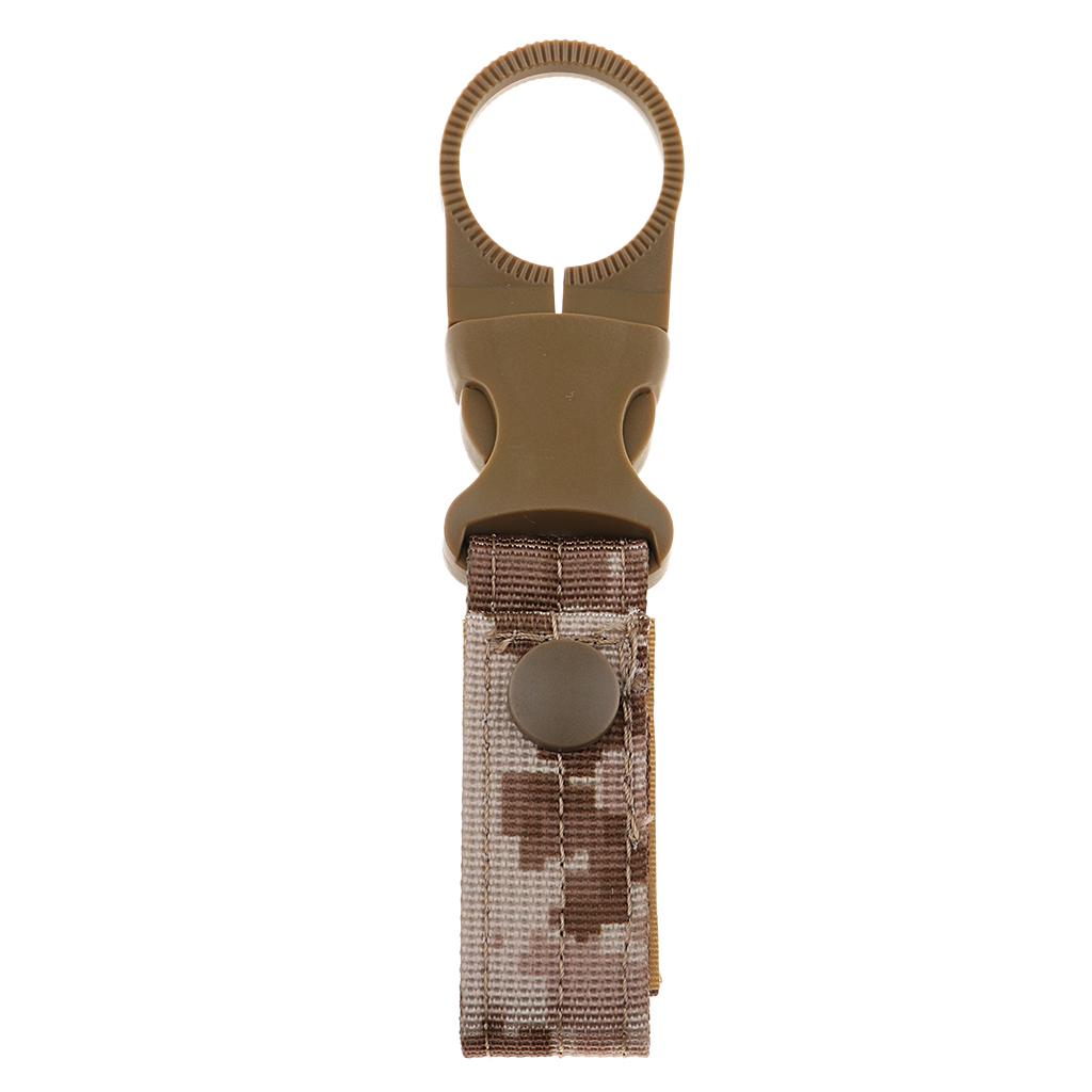 Key Ring Holder Gear Keychain Clip Nylon Webbing Quick Release Buckle Molle Bag Attachments