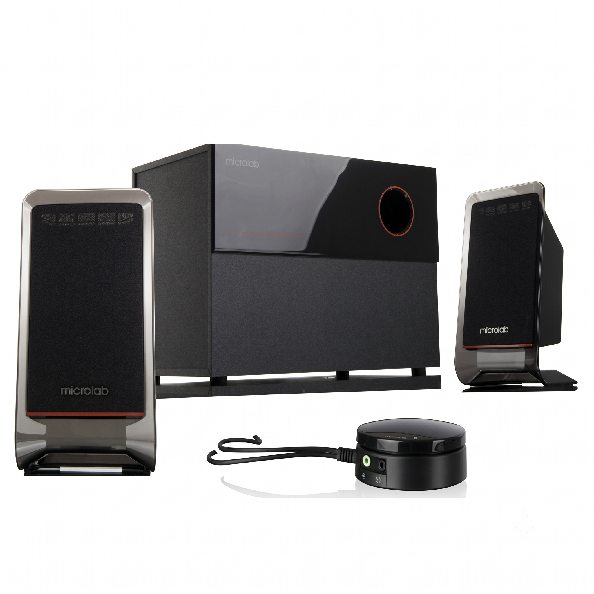 Loa vi tính MICROLAB M-200BT / 2.1 - 40 W RMS - Hàng chính hãng