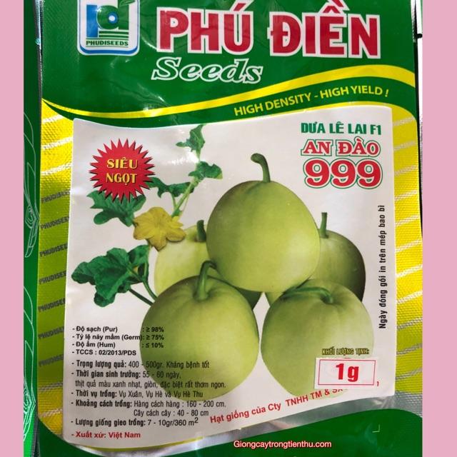 HẠT GIỐNG DƯA LÊ LAI F1 AN ĐÀO 999