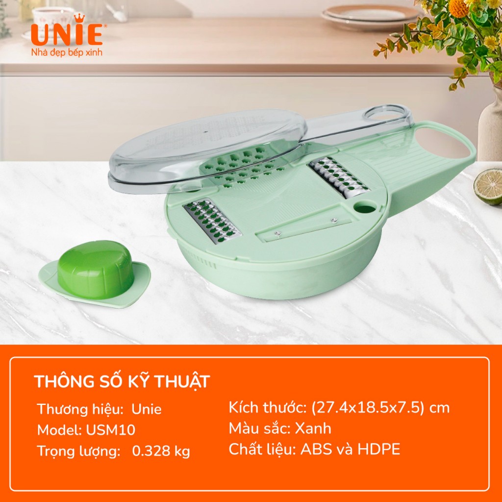 Bộ dụng cụ cắt thái rau củ đa năng Unie USM10