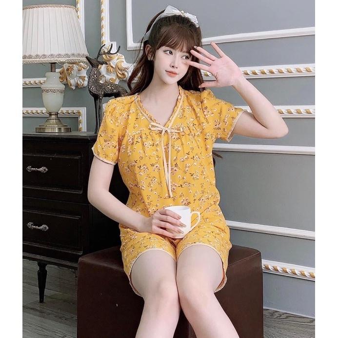 Đồ bộ mặc nhà mẫu đùi lụa hàn