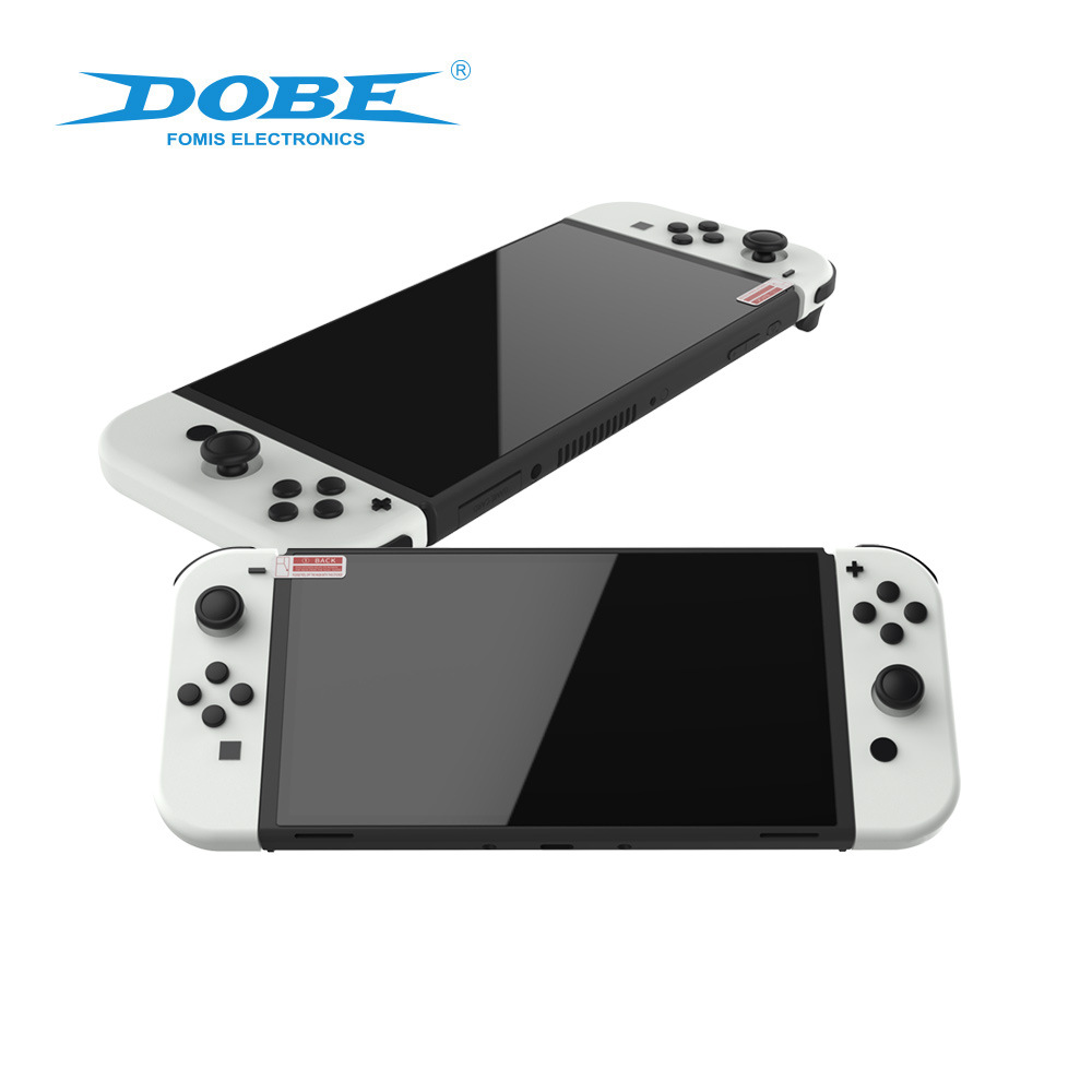 Miếng Dán Kính Cường Lực Dobe cho Nintendo Switch OLED (Bộ 2 Miếng) - Hàng Nhập Khẩu